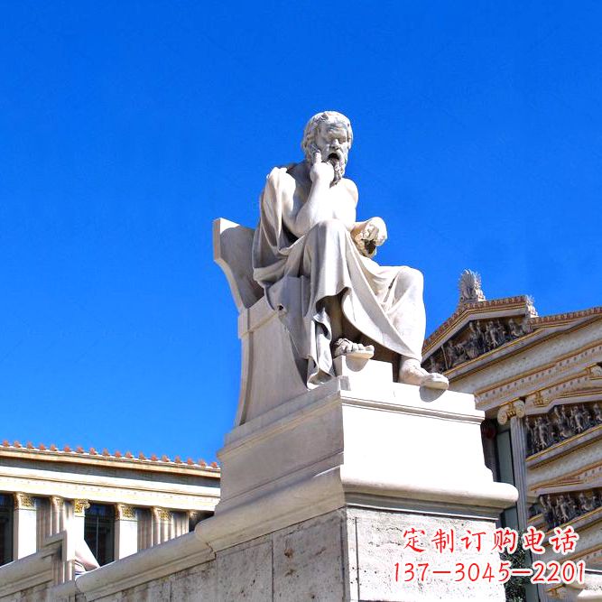 张家口柏拉图大理石景观雕塑——完美融合现代城市文化与古典艺术
