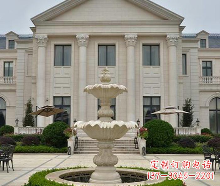 张家口别墅景观欧式喷泉石雕_2 (2)