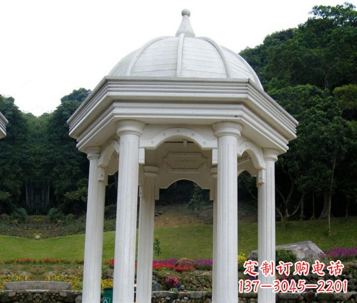 张家口欧式石雕凉亭,清凉悠然
