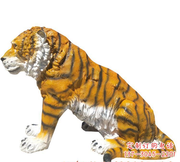 张家口玻璃钢老虎雕塑