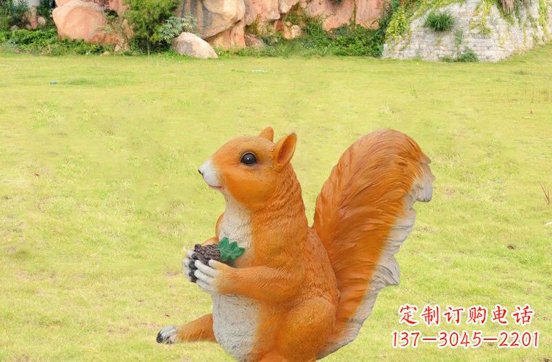张家口玻璃钢仿真松鼠