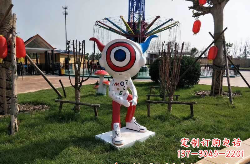 张家口玻璃钢卡通机器人——雕塑艺术的新灵感