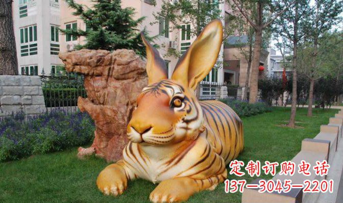 张家口玻璃钢兔子雕塑精致、经典、永恒