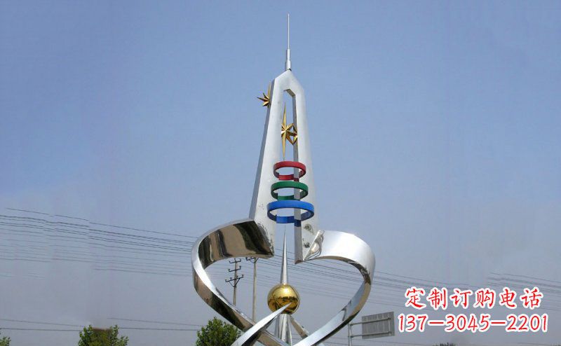 张家口不锈钢材质的避雷针雕塑