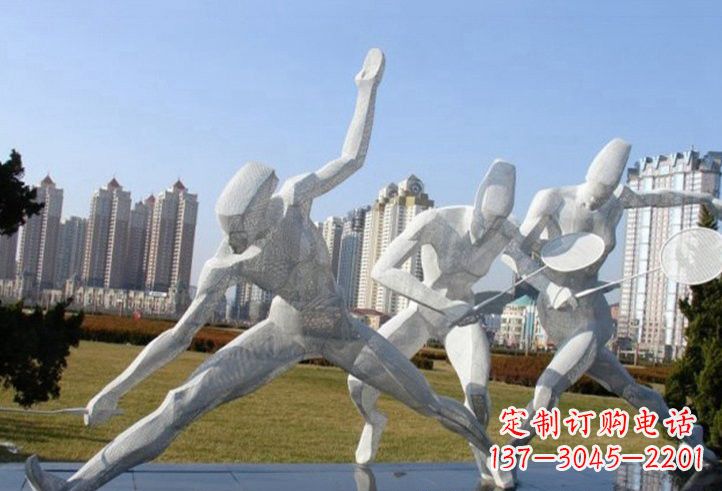 张家口精致不锈钢羽毛球雕塑