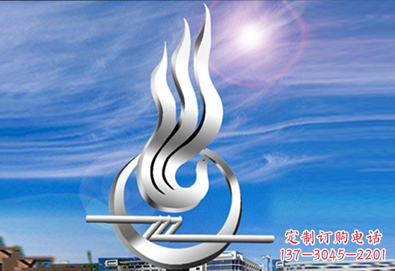 张家口精美不锈钢凤凰雕塑