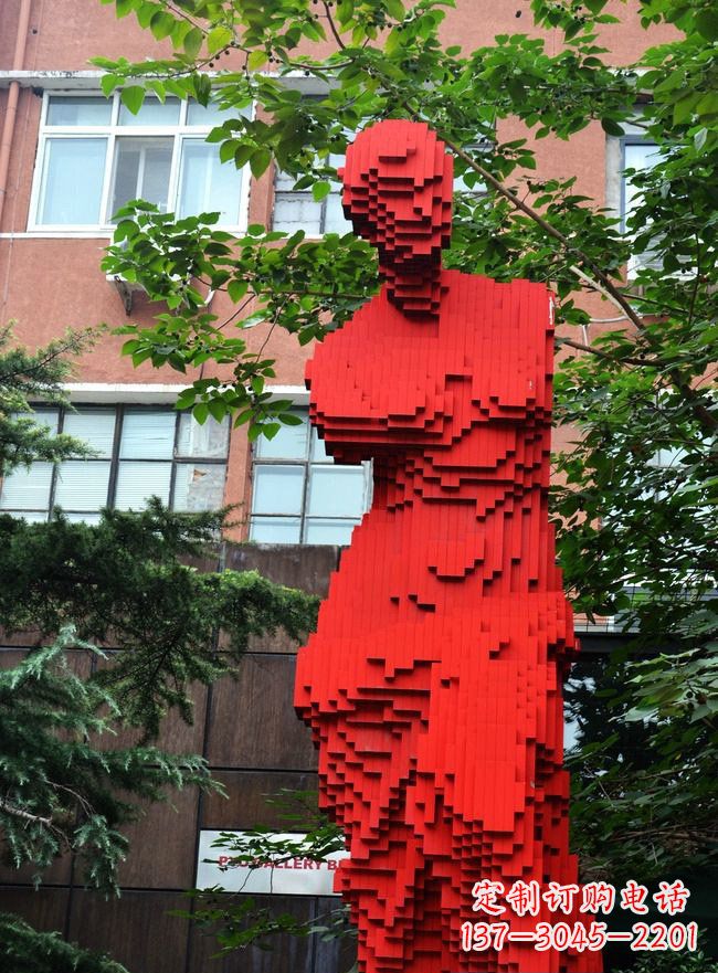 张家口维纳斯雕塑点缀街边景观的不锈钢艺术