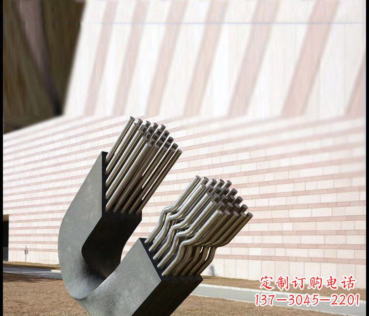 张家口不锈钢磁铁雕塑,给景观带来无限魅力