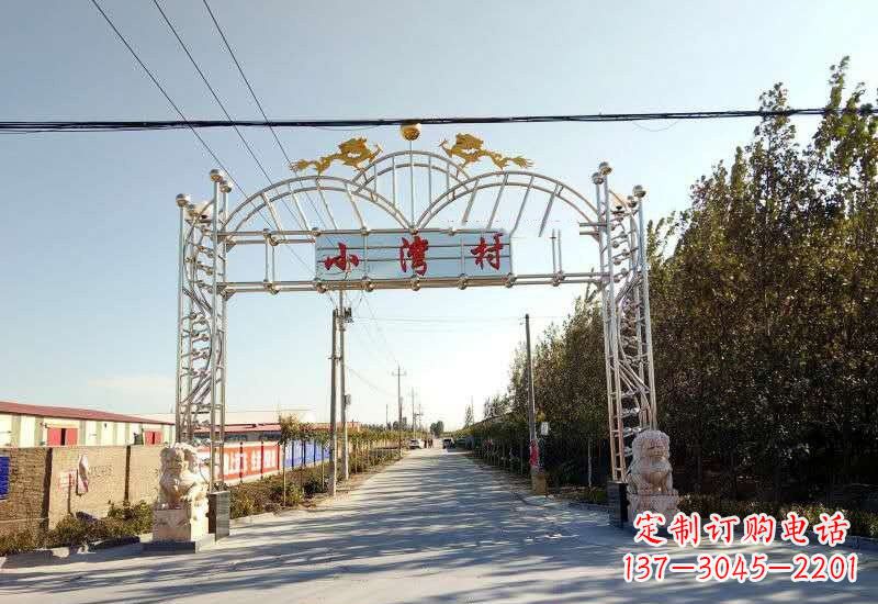 张家口不锈钢牌坊雕塑让美丽的传统永存