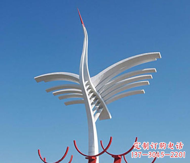 张家口不锈钢大雁雕塑——纪念传统文化的精美艺术品