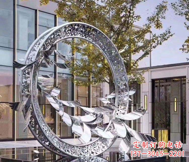张家口大雁雕塑象征着永恒的美丽