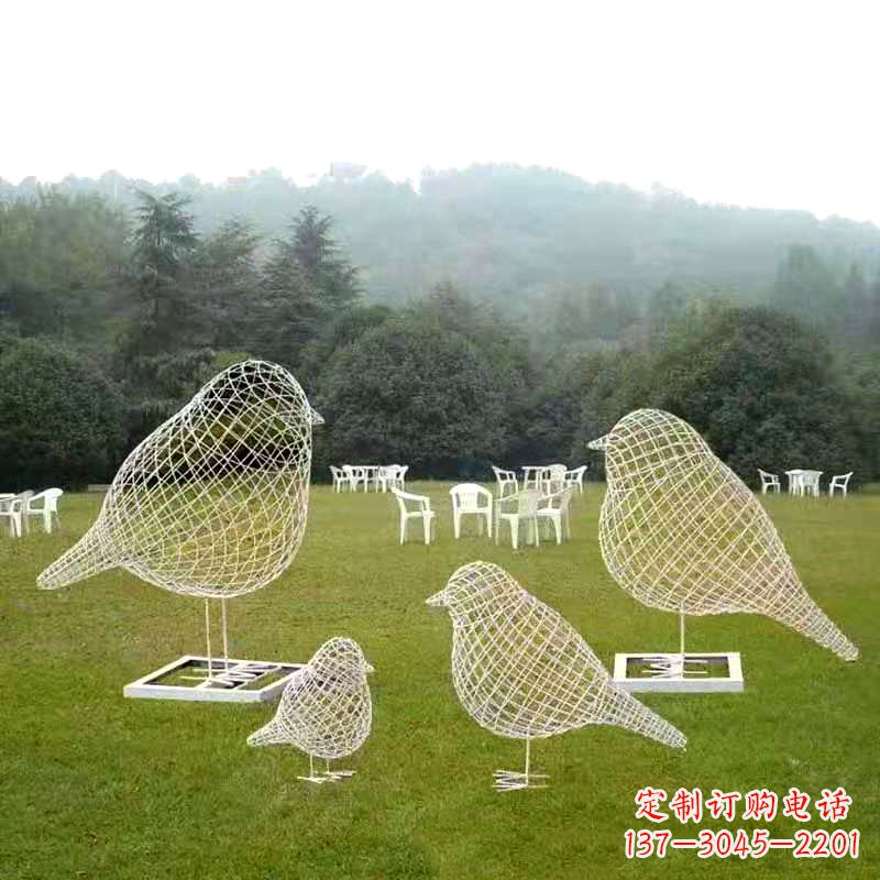 张家口精美鸽子雕塑,点缀绿地园林