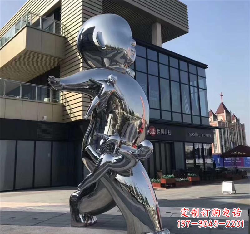 张家口不锈钢儿童雕塑