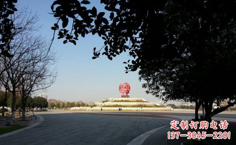张家口不锈钢凤凰雕塑——展现传统文化之美
