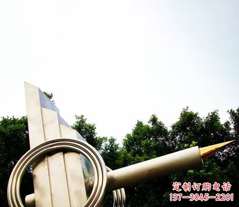 张家口不锈钢钢笔雕塑把简单的钢笔变成艺术品