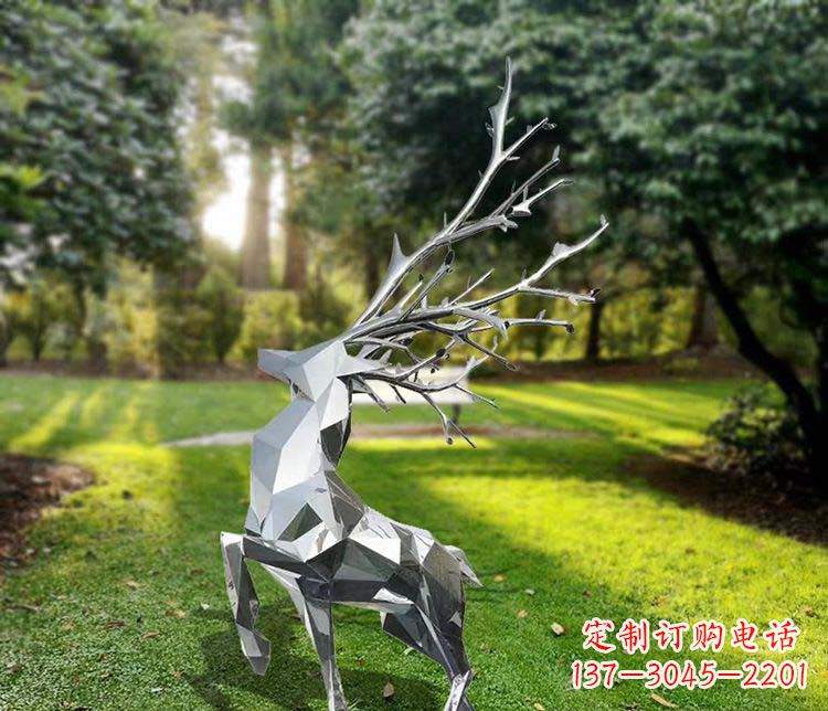 张家口不锈钢动物雕塑美丽且耐久