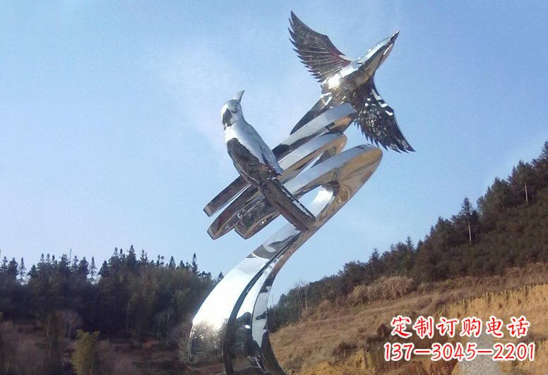 张家口不锈钢动物雕塑艺术与自然的完美结合