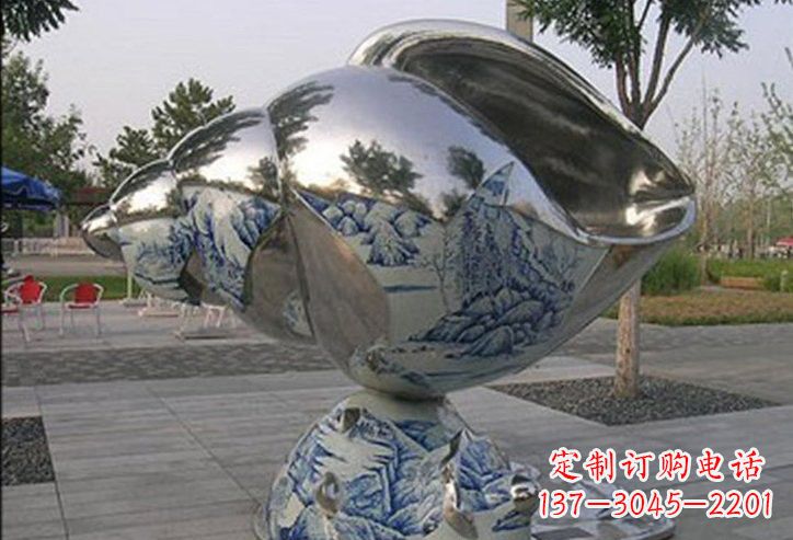 张家口不锈钢海螺雕塑艺术的精美结晶