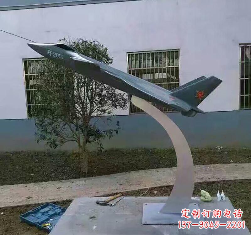 张家口不锈钢飞机雕塑——极致精美的艺术品