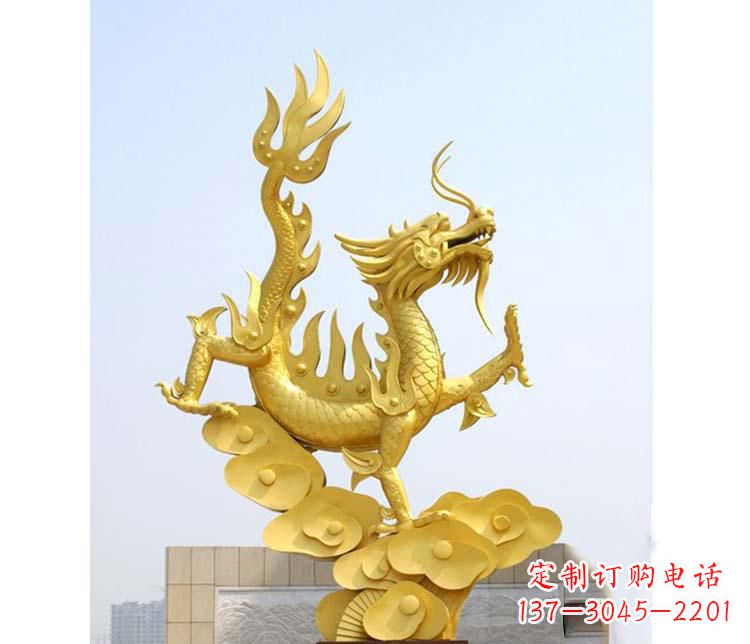 张家口不锈钢虎跃雕塑——传承英雄气概
