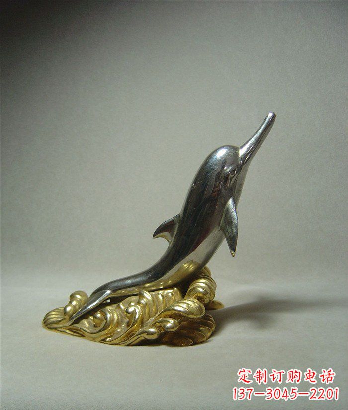 张家口海豚雕塑艺术的海洋之美