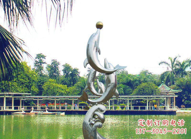 张家口不锈钢海豚艺术与美的完美结合