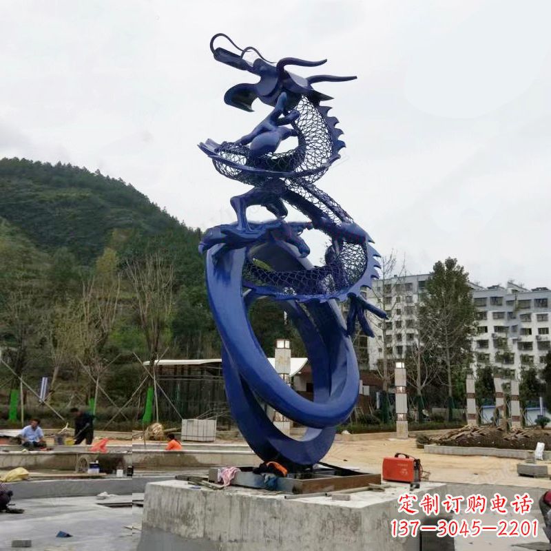张家口不锈钢动物雕塑——点缀公园园林