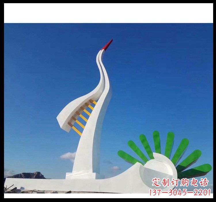 张家口不锈钢松树雕塑,美轮美奂