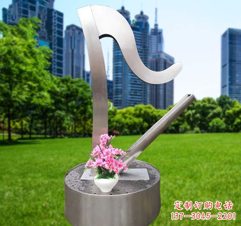 张家口不锈钢竖琴雕塑艺术的精髓