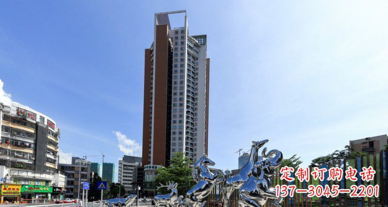 张家口不锈钢大象雕塑集美观与功能于一体