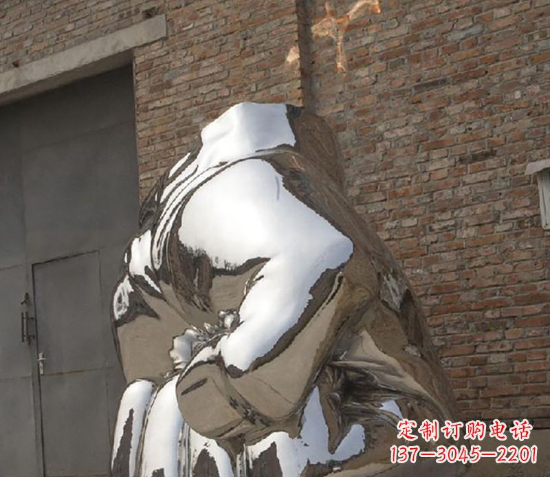 张家口不锈钢拳头雕塑
