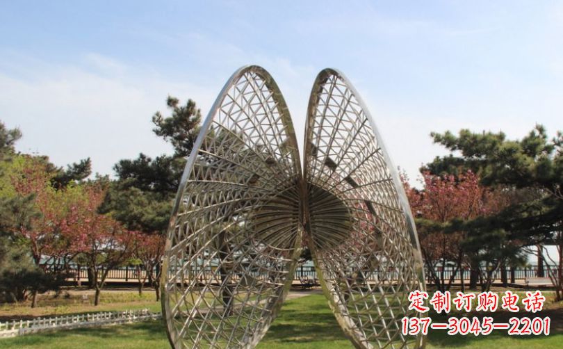 张家口扇贝雕塑给公园带来清新之美