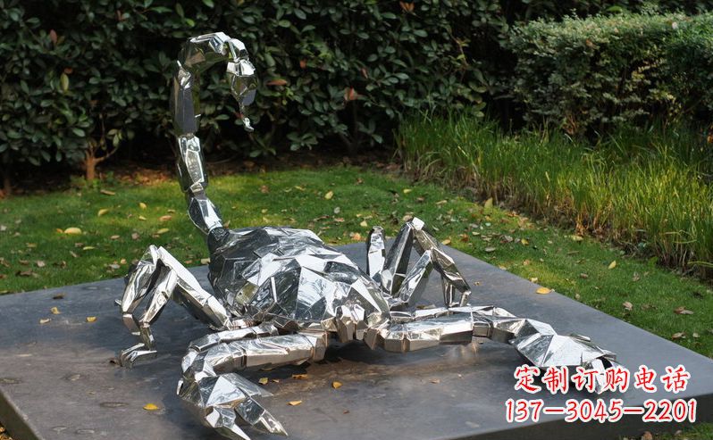 张家口不锈钢蝎子雕塑
