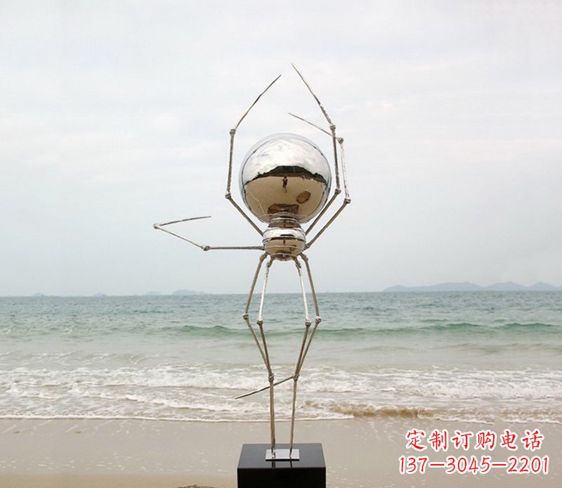 张家口不锈钢的蜘蛛侠雕塑