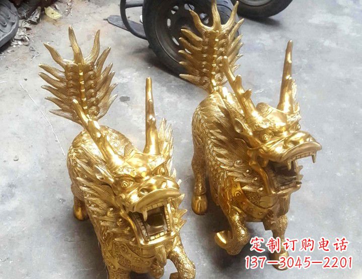 张家口麒麟雕塑东方之瑰宝