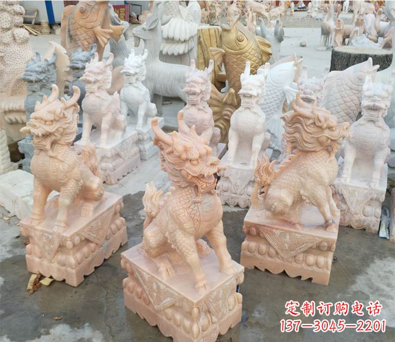 张家口麒麟雕塑传承文化之美
