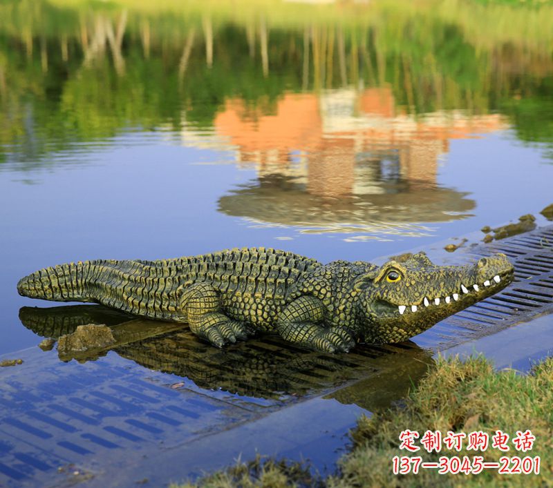 张家口玻璃钢水池雕塑——池塘水景的精美装饰