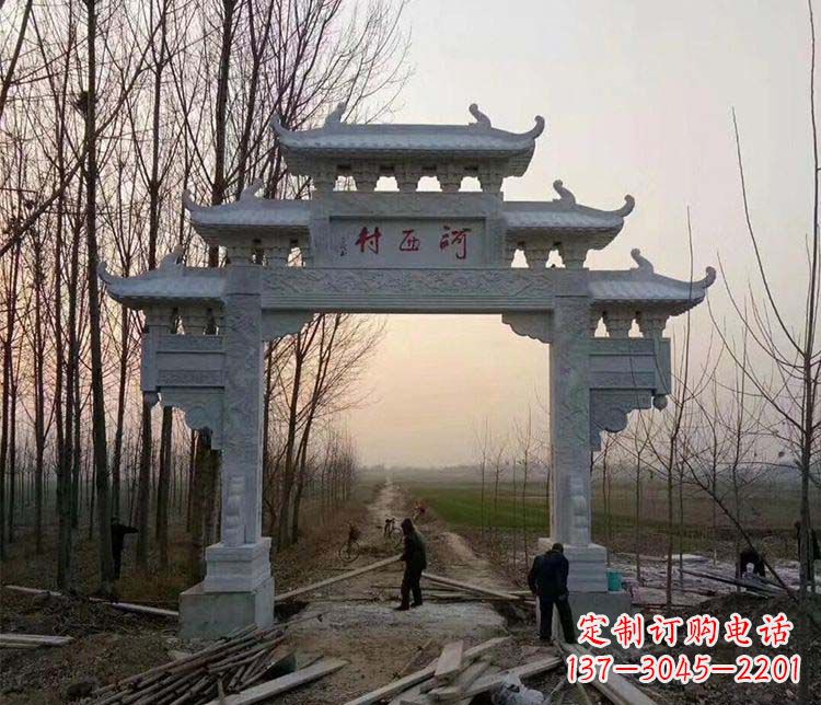 张家口牌坊雕塑——记忆中的美丽家乡