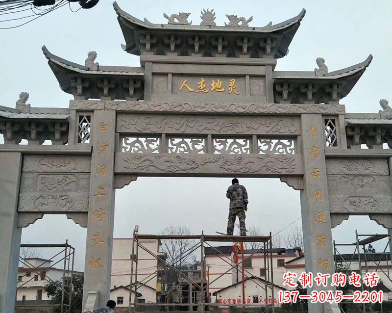 张家口牌坊雕塑