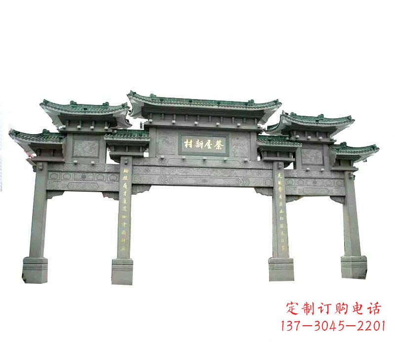 张家口石牌坊雕塑——传承古老文化的精美杰作