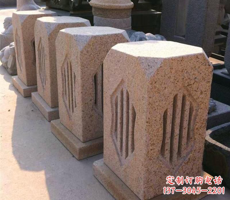 张家口精美的大理石灯雕塑