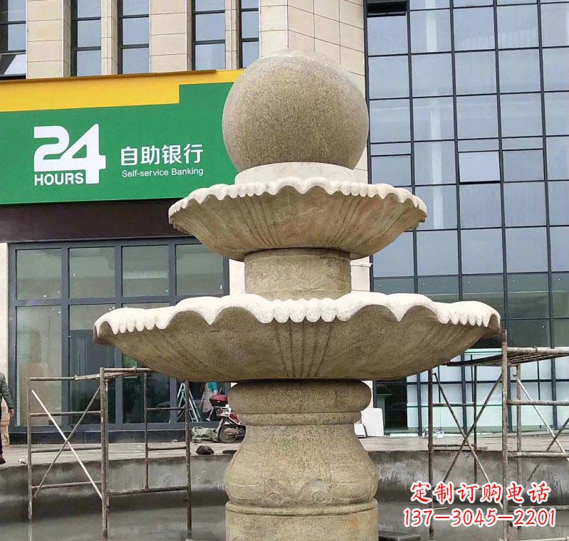 张家口大理石风水球喷泉雕塑——振奋人心的艺术杰作