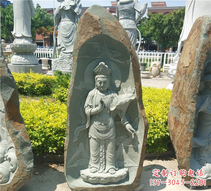 张家口大理石观音像，以灵性铭刻记忆