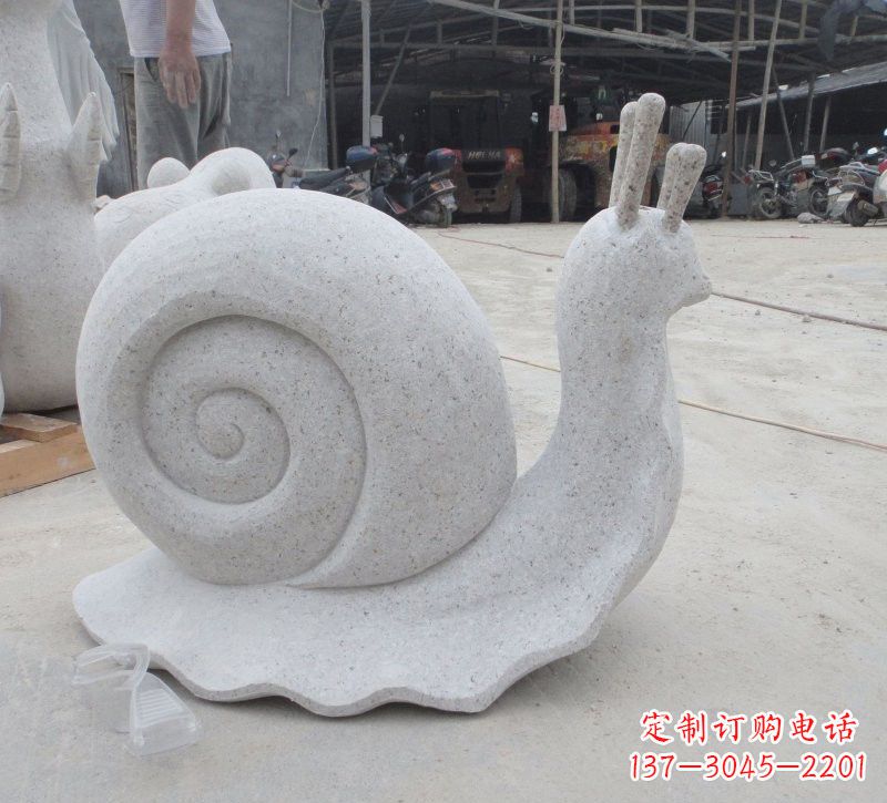 张家口大理石蜗牛雕塑