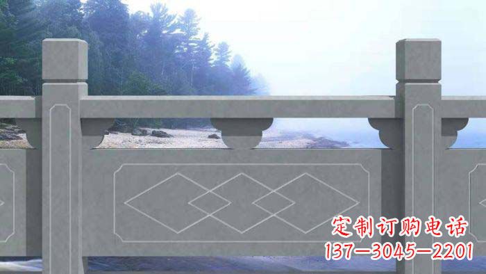 张家口大理石护城河栏板石雕
