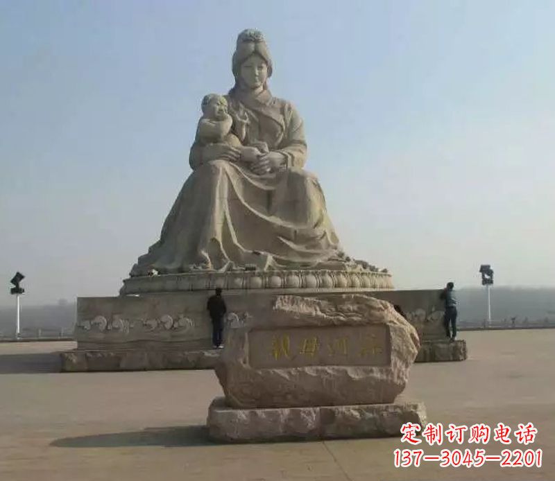 张家口大理石母亲精美雕塑