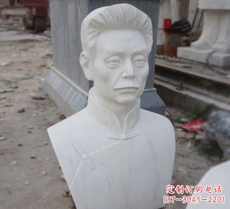 张家口传承文化魅力·鲁迅头像精美雕塑