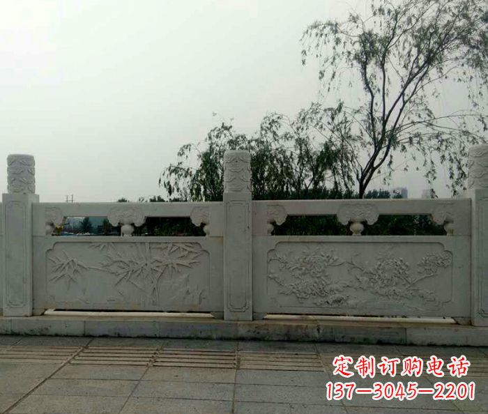 张家口精美大理石栏板石雕