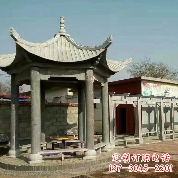 张家口大理石凉亭庭院亭子