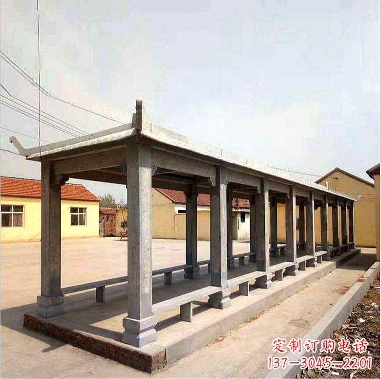 张家口长廊雕塑大理石石雕艺术的精美绽放